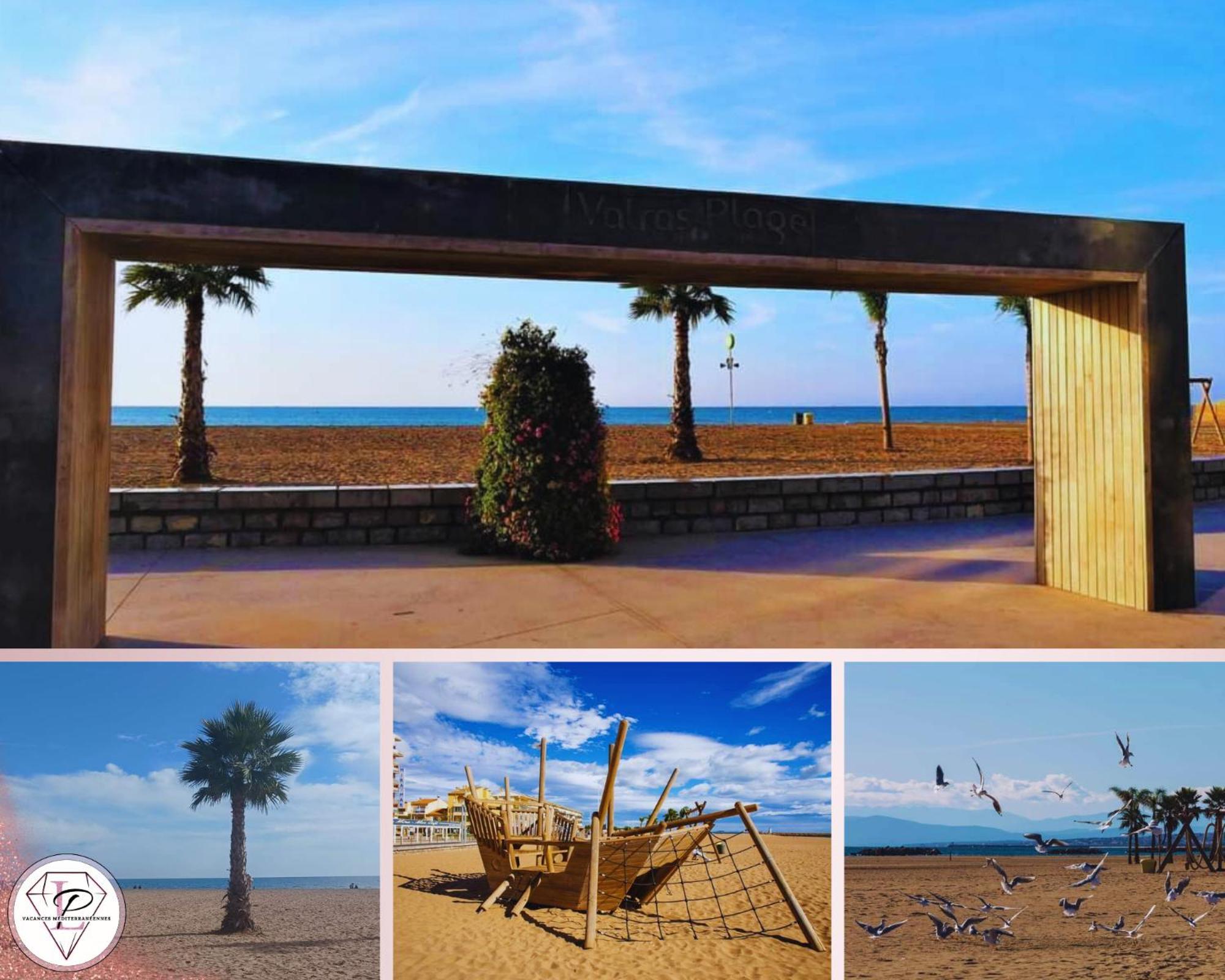 Les Mouettes, Bel Appartement A 50M Des Plages De Valras-Plage Eksteriør billede